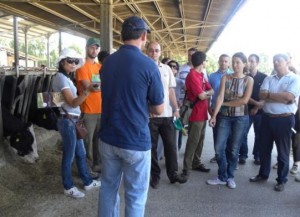Engaging with farmers in the dairy district of Arborea, Sardinia, Italy 